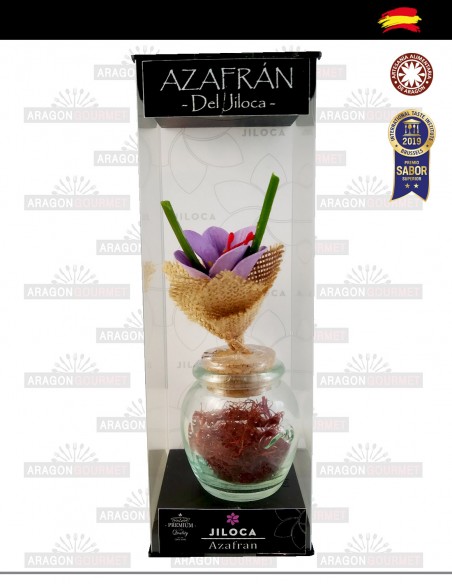 détail cadeau en porcelaine safran
