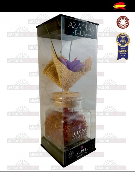 regalo especial con azafrán y flor