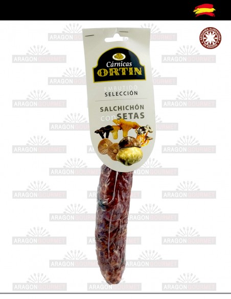 Salchichon con setas