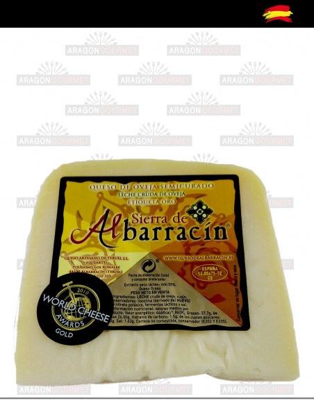 cheese with semi-cured albarracin prizes