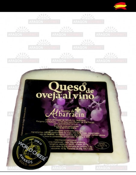 cuña de Queso al Vino de Albarracín