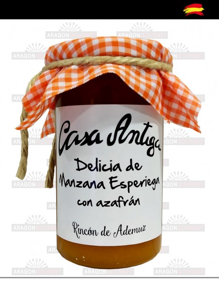 Compote de pommes au safran