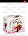 Bombones choco, yogur y fresa