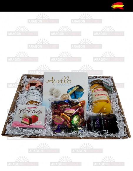 Cesta Regalo con exquisitos dulces de calidad