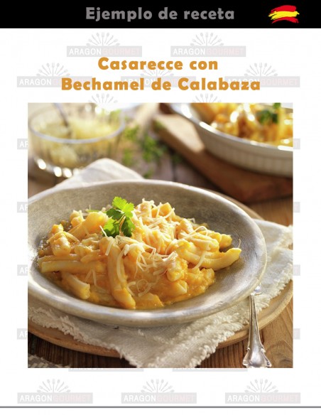 pasta with pumpkin bechamel
