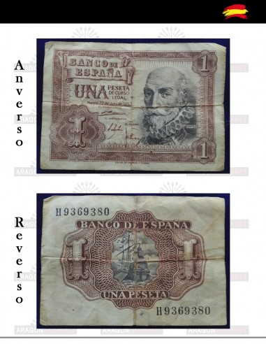 Billete 1 Peseta de 1953