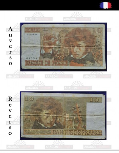 Billete de 10 Francos del 1976