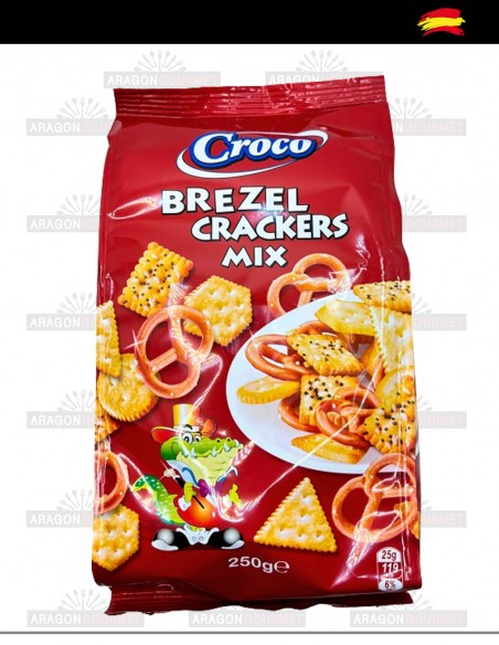 Croco Brezel Mix Savory Crackers