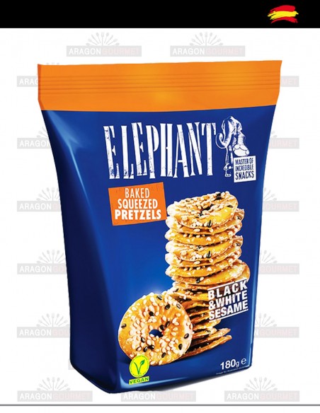 Galletas saladas con sesamo
