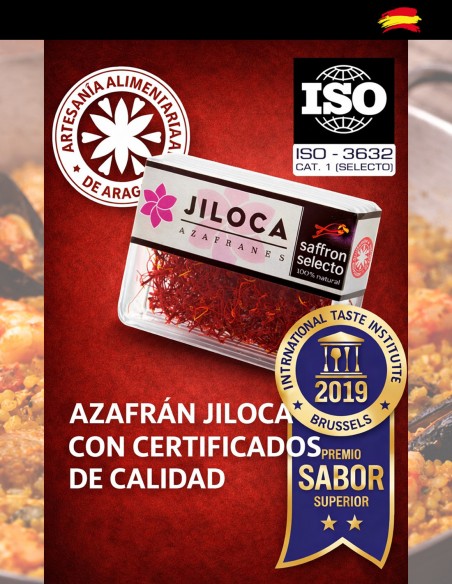 sellos calidad estuche azafrán