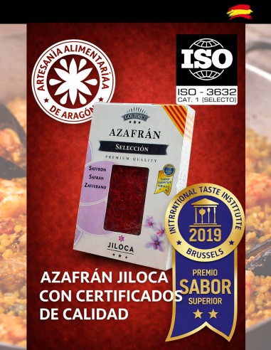 Cajita azafrán premium