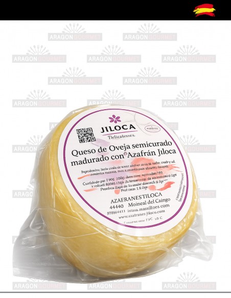 Queso gourmet con azafrán