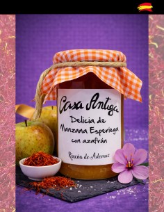 Delicia esperiega con azafrán, de manzana