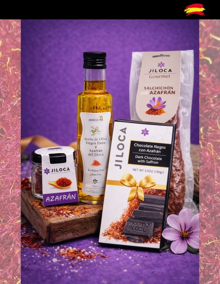 Lote gourmet con azafrán