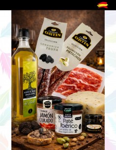 Couverture du coffret cadeau jambon et truffe