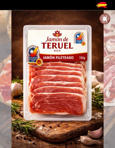 Sliced ​​Teruel ham (cover)