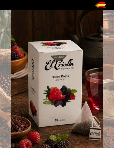 red fruit infusion in sachets