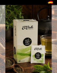 infusion de thé vert en sachets