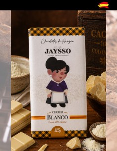 enrobage en chocolat blanc