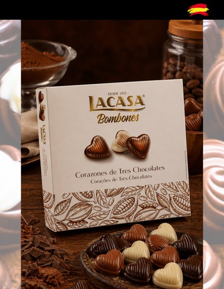 Corazones de Tres Chocolates portada
