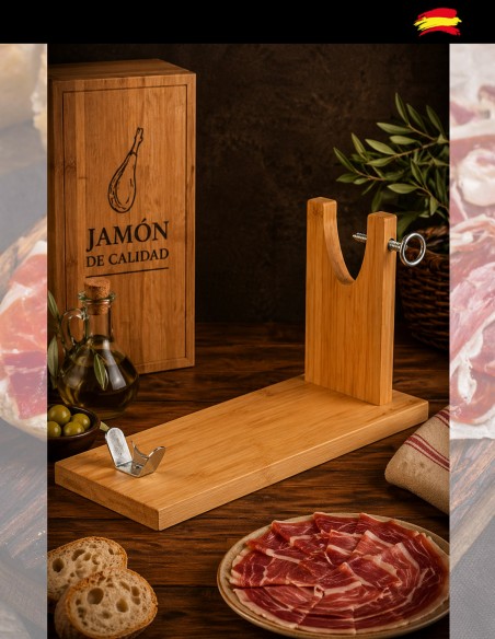Jamonero de Madera para Jamón con Pata