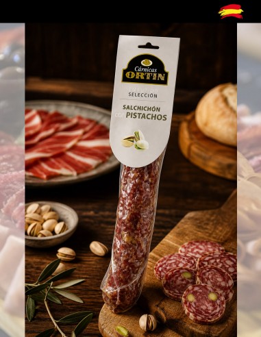 Salchichón con Pistachos Gourmet