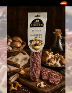 Salchichón con setas Gourmet
