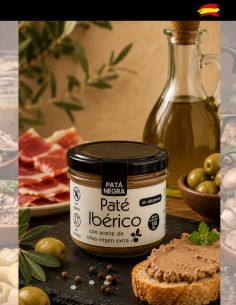 Iberian pate gourmet olive oil