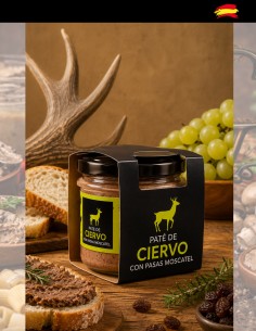 Paté de Ciervo con Pasas Moscatel gourmet