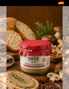 Pâté gastronomique aux champignons et aux épices