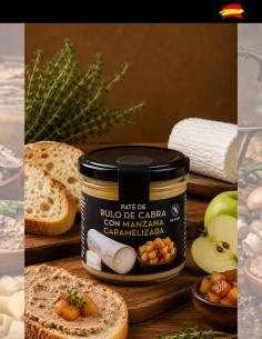 Paté de Rulo de Cabra con Manzana Caramelizada gourmet