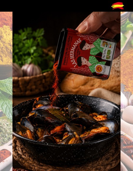 mejillones picantes con pimenton