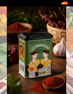 Boîte de paprika aigre-doux La Vera