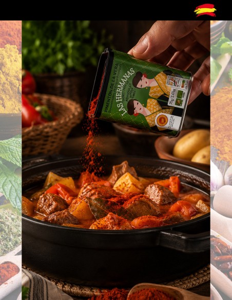 Beef stew with paprika